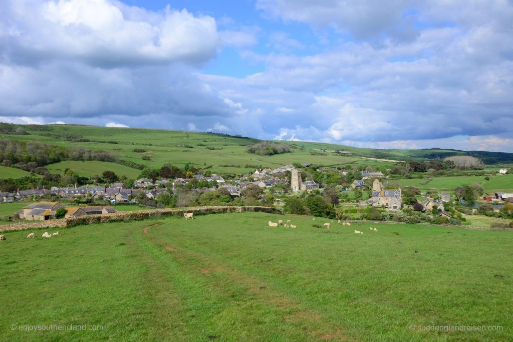 Wunderschön gelegen: Abbotsbury in Dorset, an der Jurassic Coast 