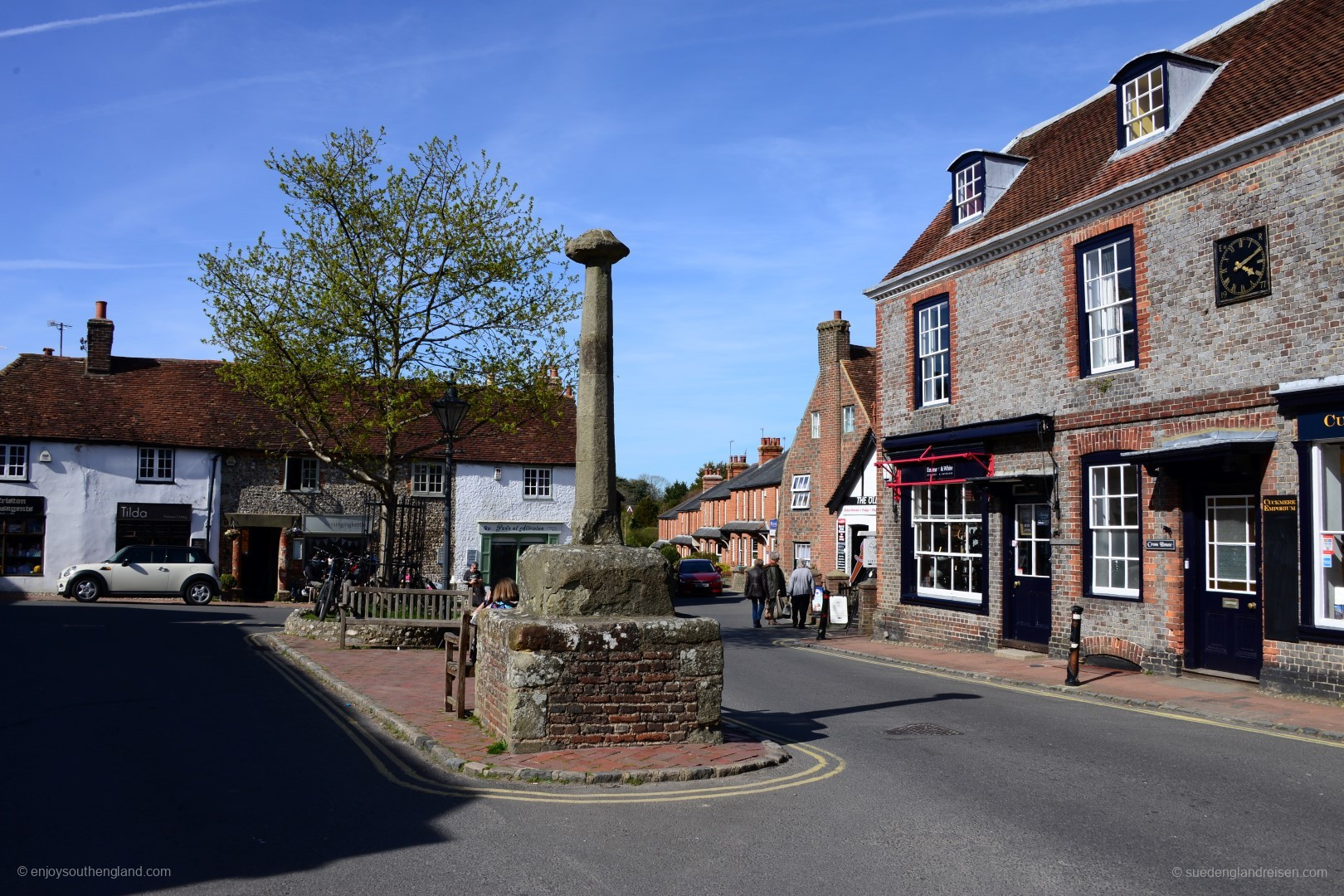 Alfriston in East Sussex - der Marktplatz