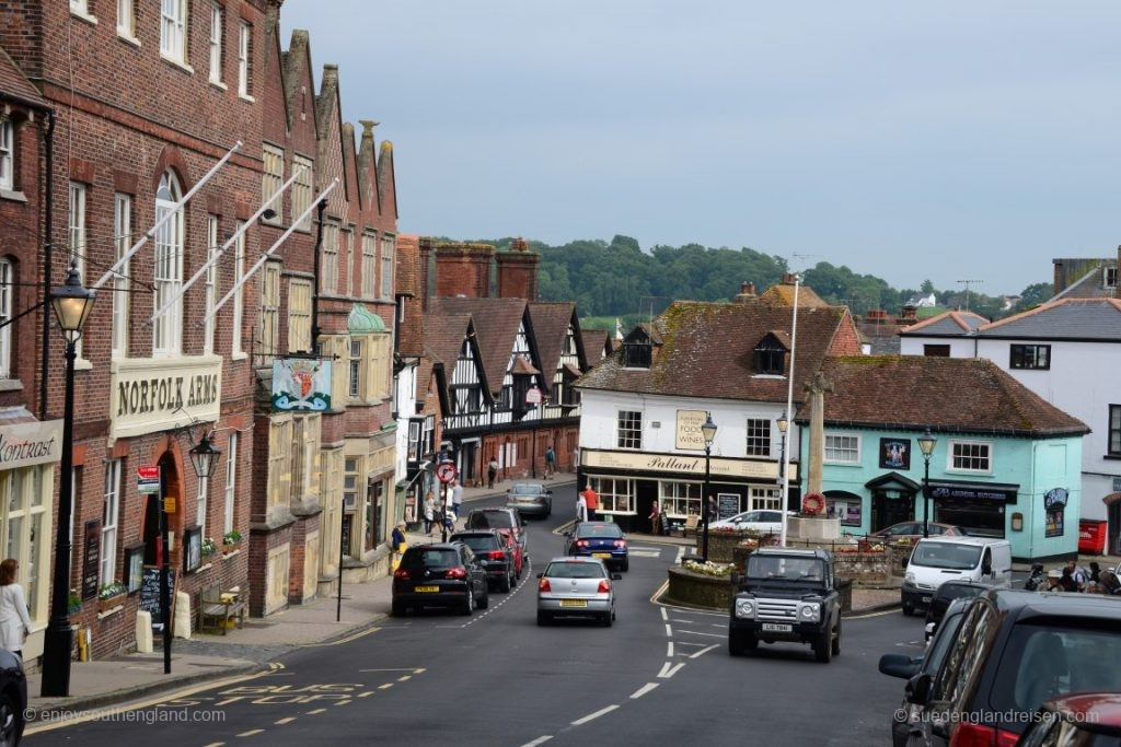 Arundel (West Sussex) mit dem Hauptplatz