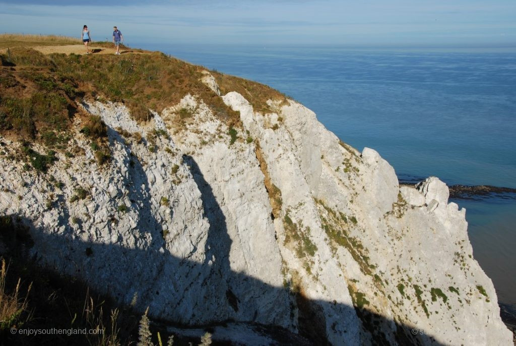 Beachy Head, oben auf den Klippen