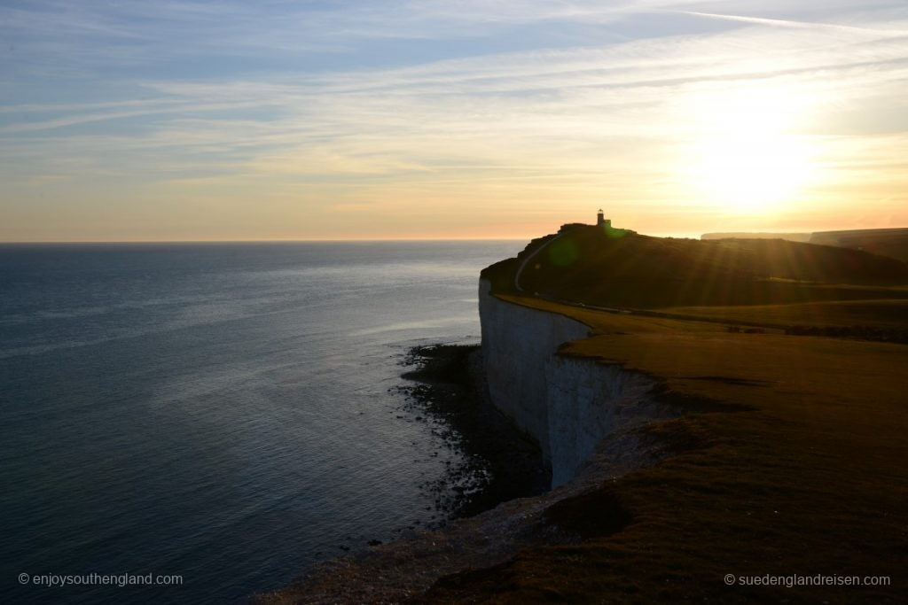 Beachy Head (East Sussex) - in the evening looking east