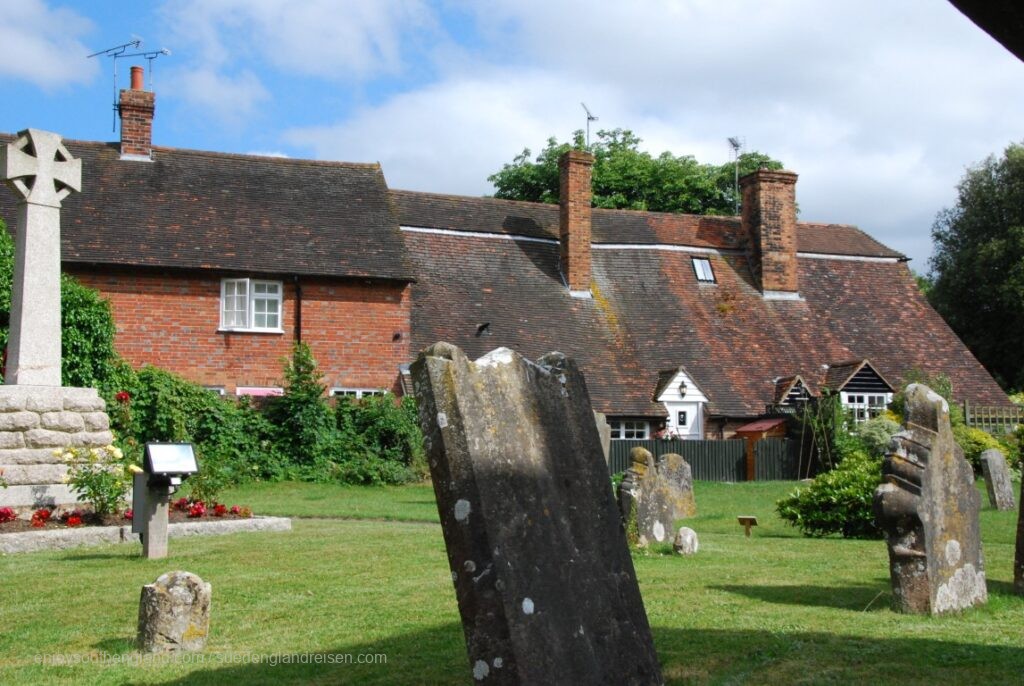 Biddenden in Kent - ein Blick vom Friedhof aus