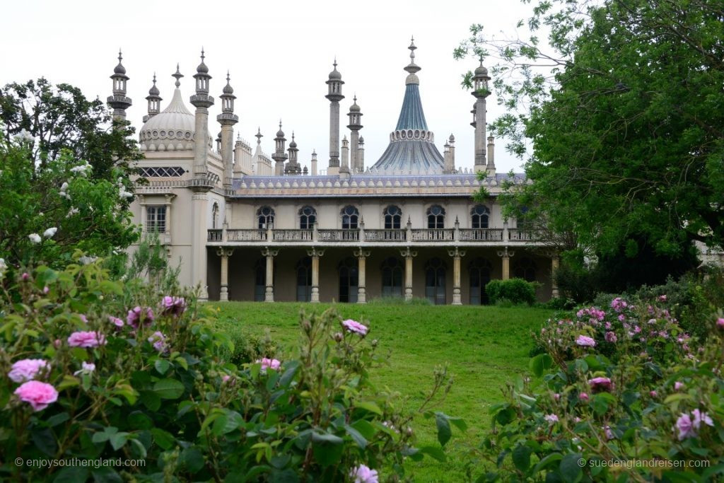 Der "Royal Pavillon" in Brighton - ein wirklich schräges Gebäude!