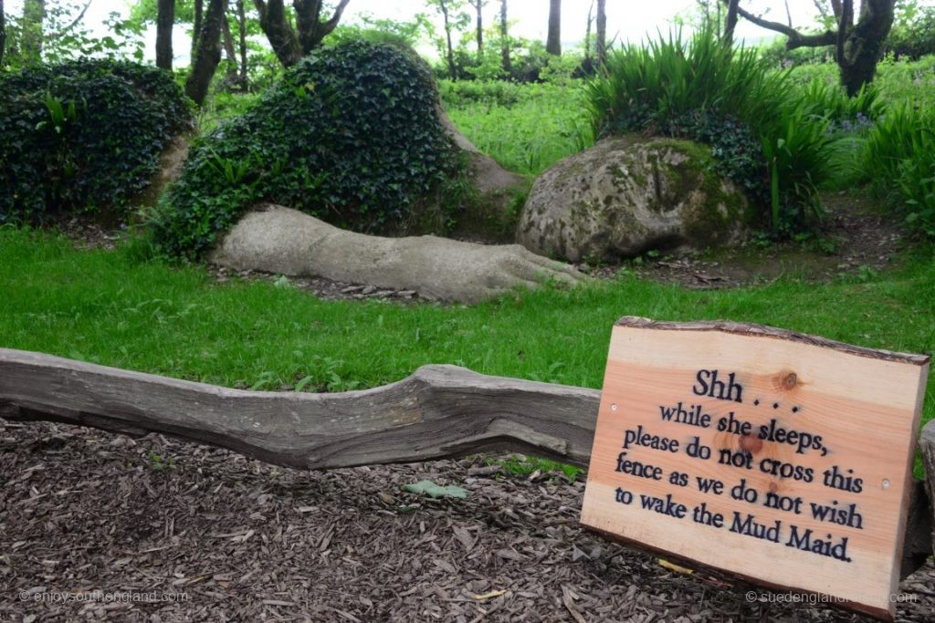 Die Mud Maid in den Lost Gardens of Heligan