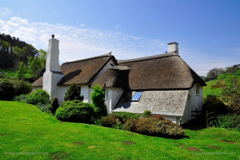 Unser Cottage von der Gartenseite aus gesehen