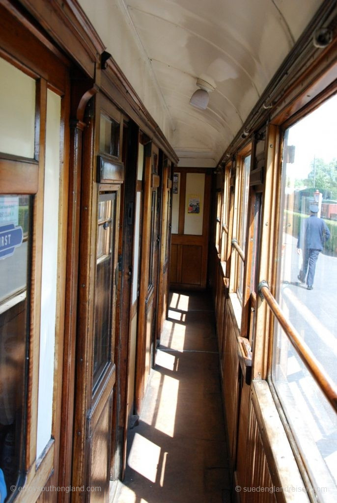 Kent & East Sussex Railway - in the carriage
