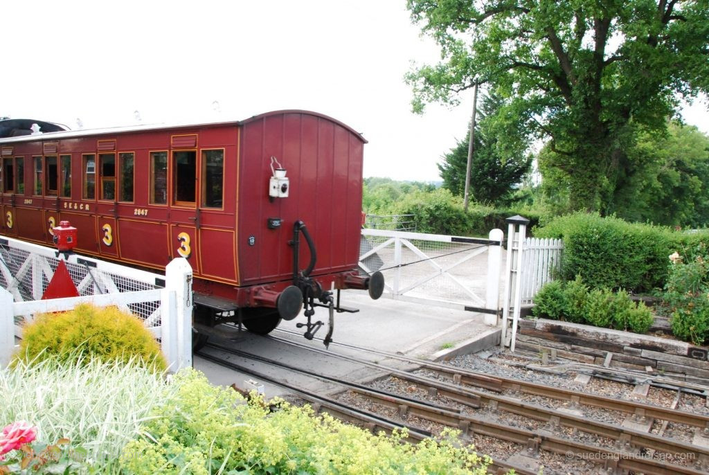 Kent & East Sussex Railway nach der Ausfahrt