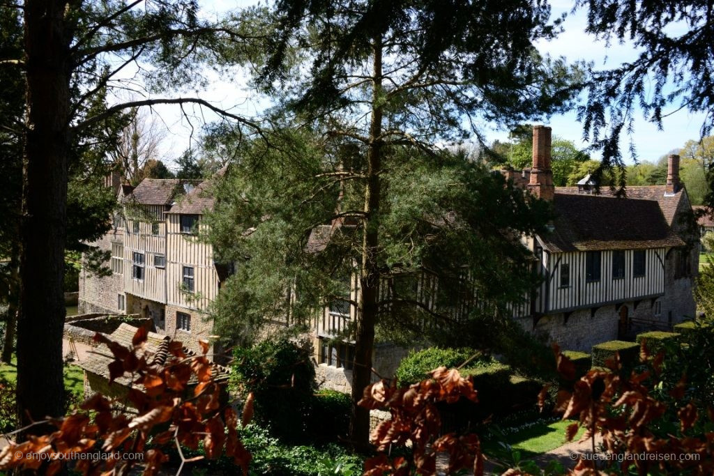 Der erste Blick auf Ightham Mote