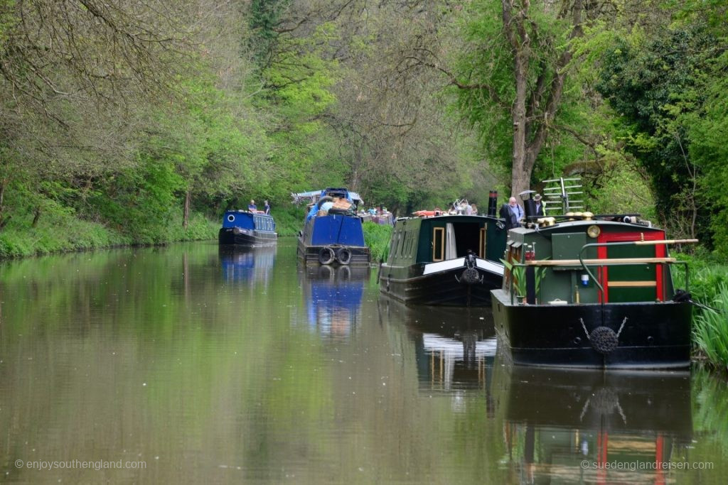 unterwegs auf dem Kanal