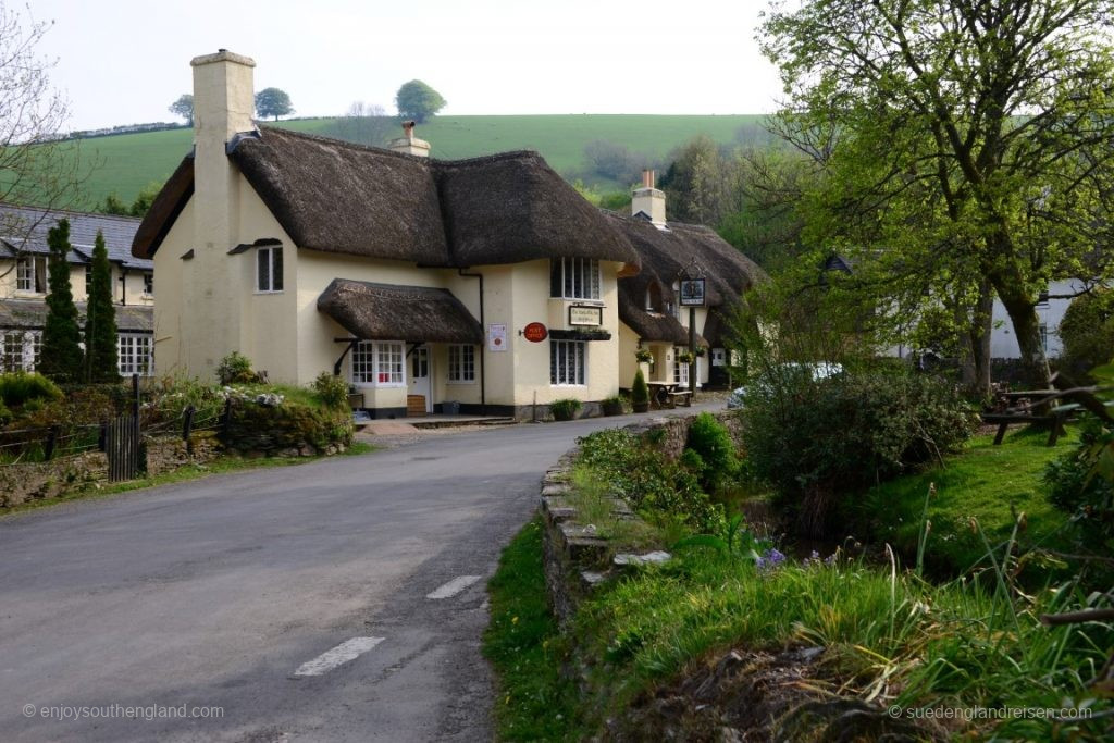 Auch das ist das Exmoor - Pub im kleinen Ort Winsford