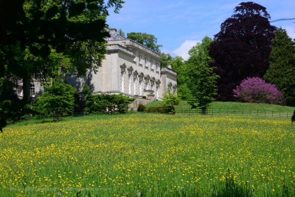 Das Herrenhaus im Painswick Rococo Garden in Gloucestershire