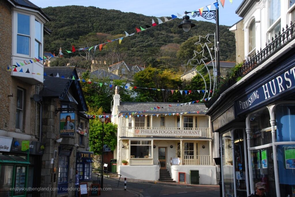 Ventnor auf der Isle of Wight - angeblich der sonnigste Ort Englands