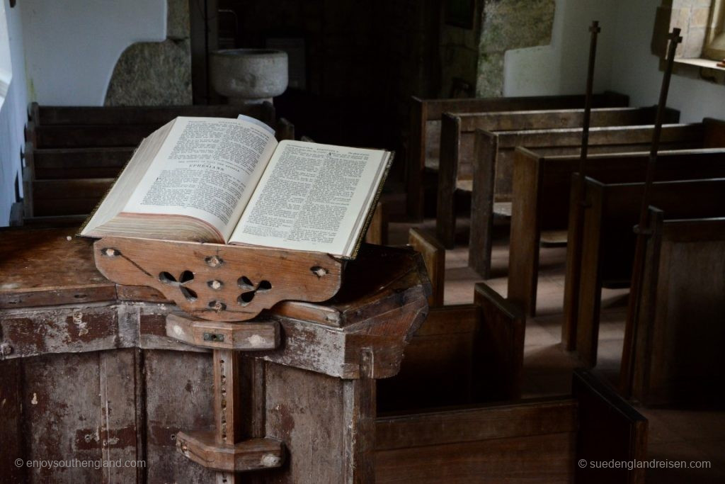 In der winzigen Kirche von Stoke Pero aus dem 134. Jahrhundert