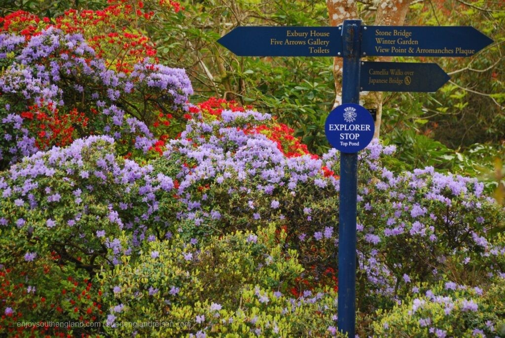 Exbury Gardens in Hampshire