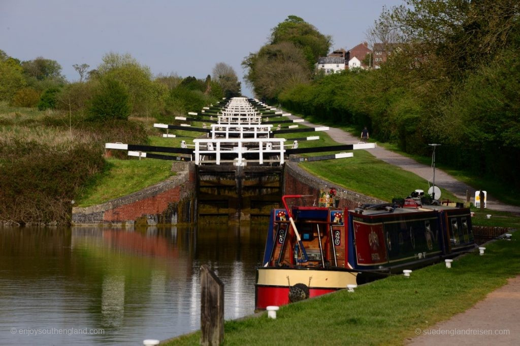 Caen Hill in Devizes (Wiltshire)