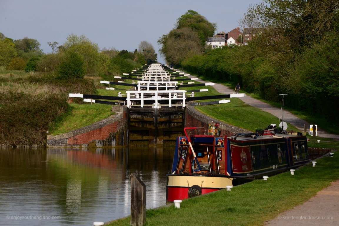 Caen Hill in Devizes (Wiltshire)