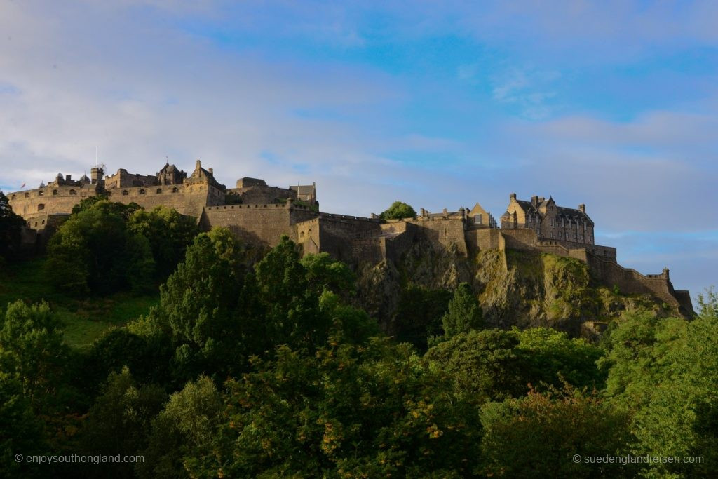 Edinburgh Castle in the morning