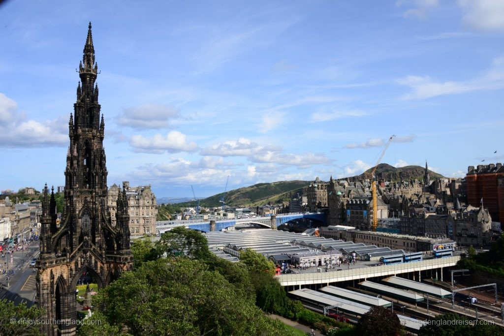 Edinburgh from an unusual perspective - of a Ferris wheel!