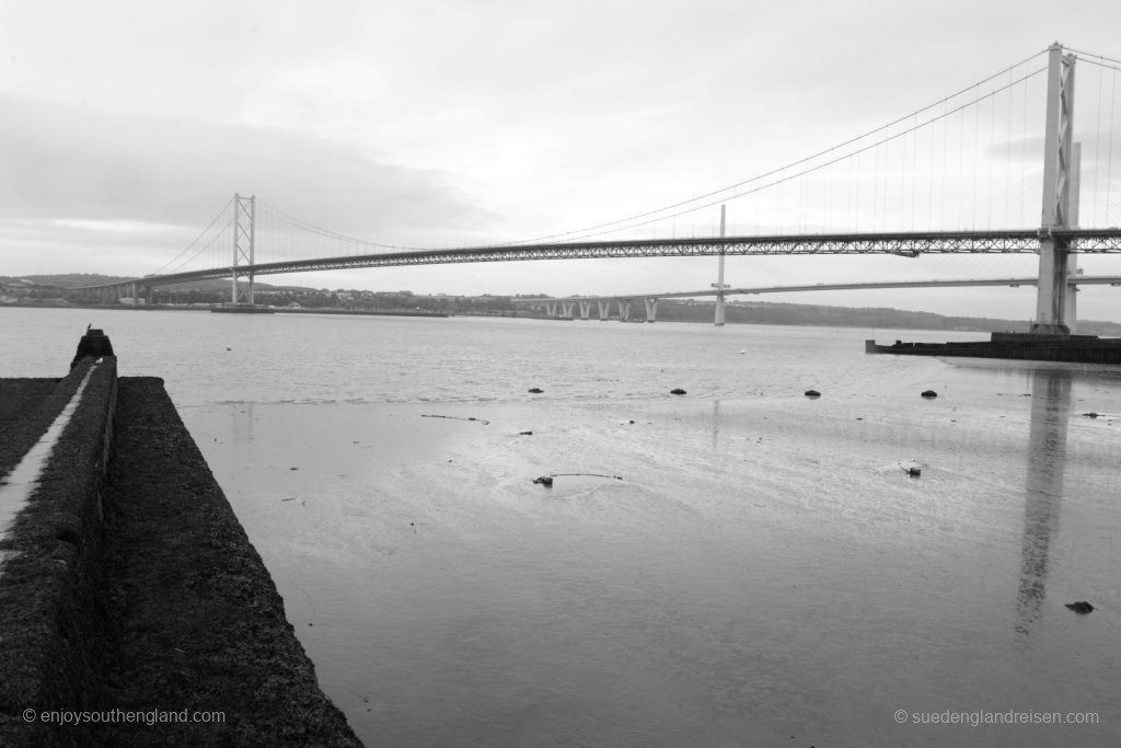 Ein trüber Morgen in North Queensferry