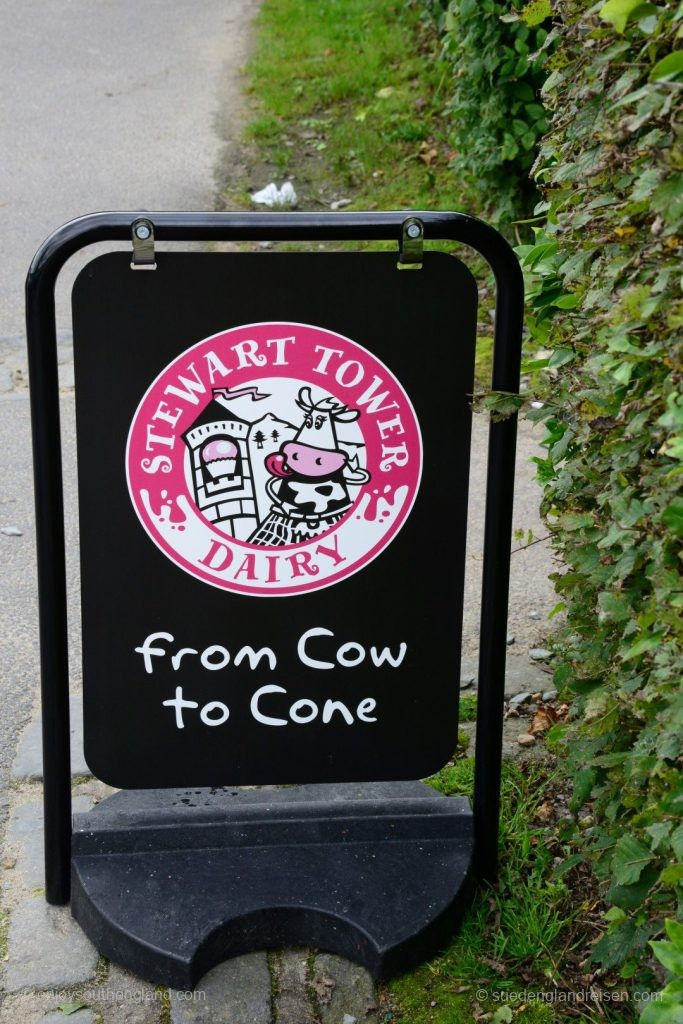 Ice cream in Scotland doesn’t come from Italy but from the farmers. Straight from the cow to the cone!