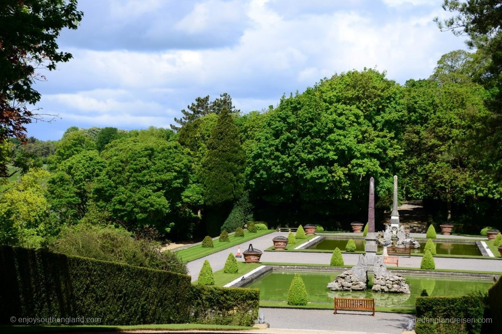 Der Formal Garden von Blenheim Palace