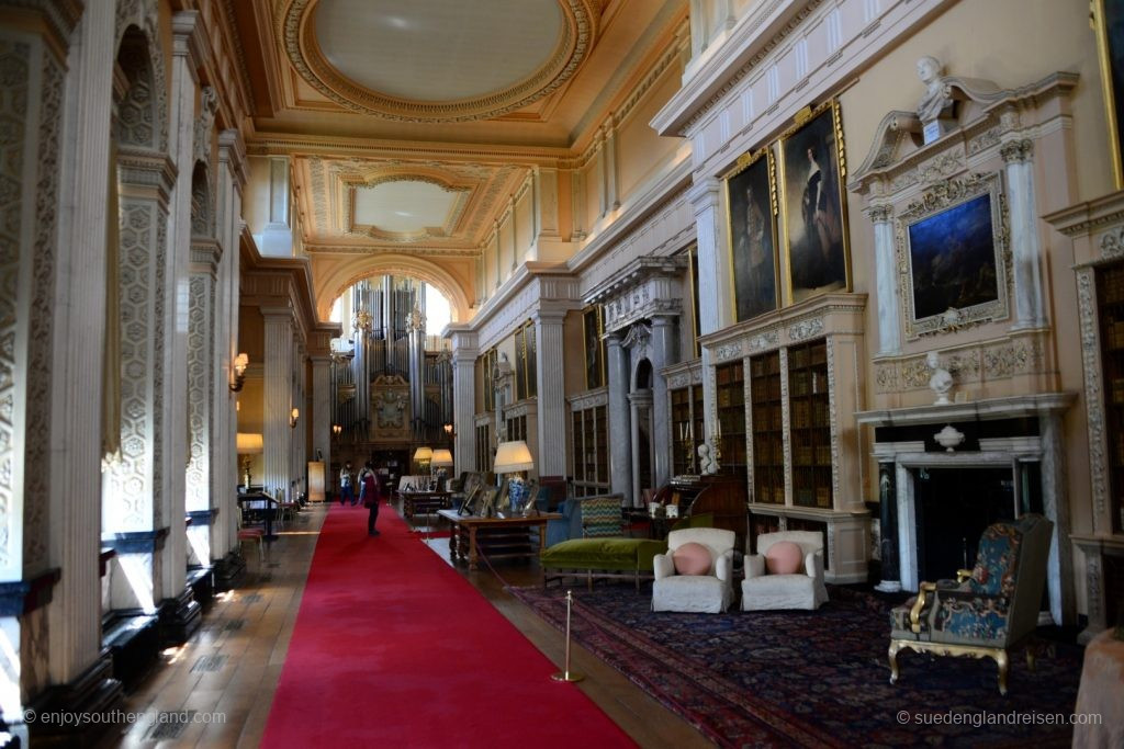 In der Bibliothek von Blenheim Palace