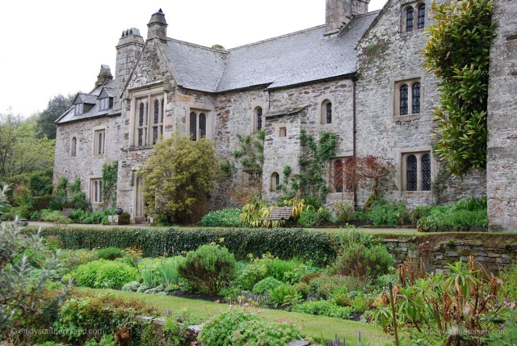 Cotehele in Cornwall - view from the garden