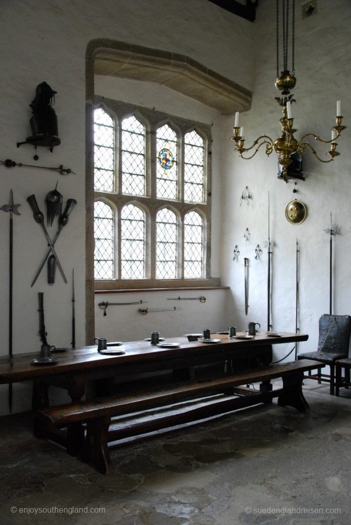 Cotehele in Cornwall - in the Great Hall