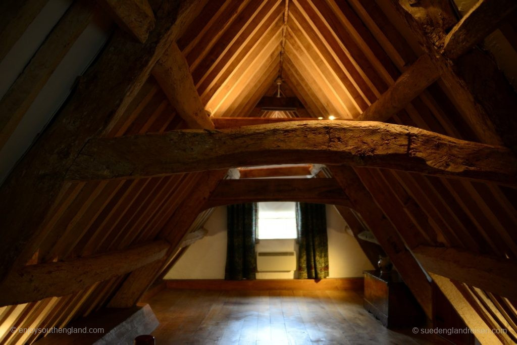 Ausgebauter Dachboden im Kelmscott Manor