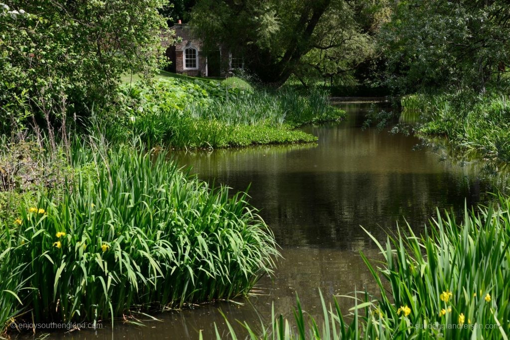 Newark Park - der See unterhalb des Hauses