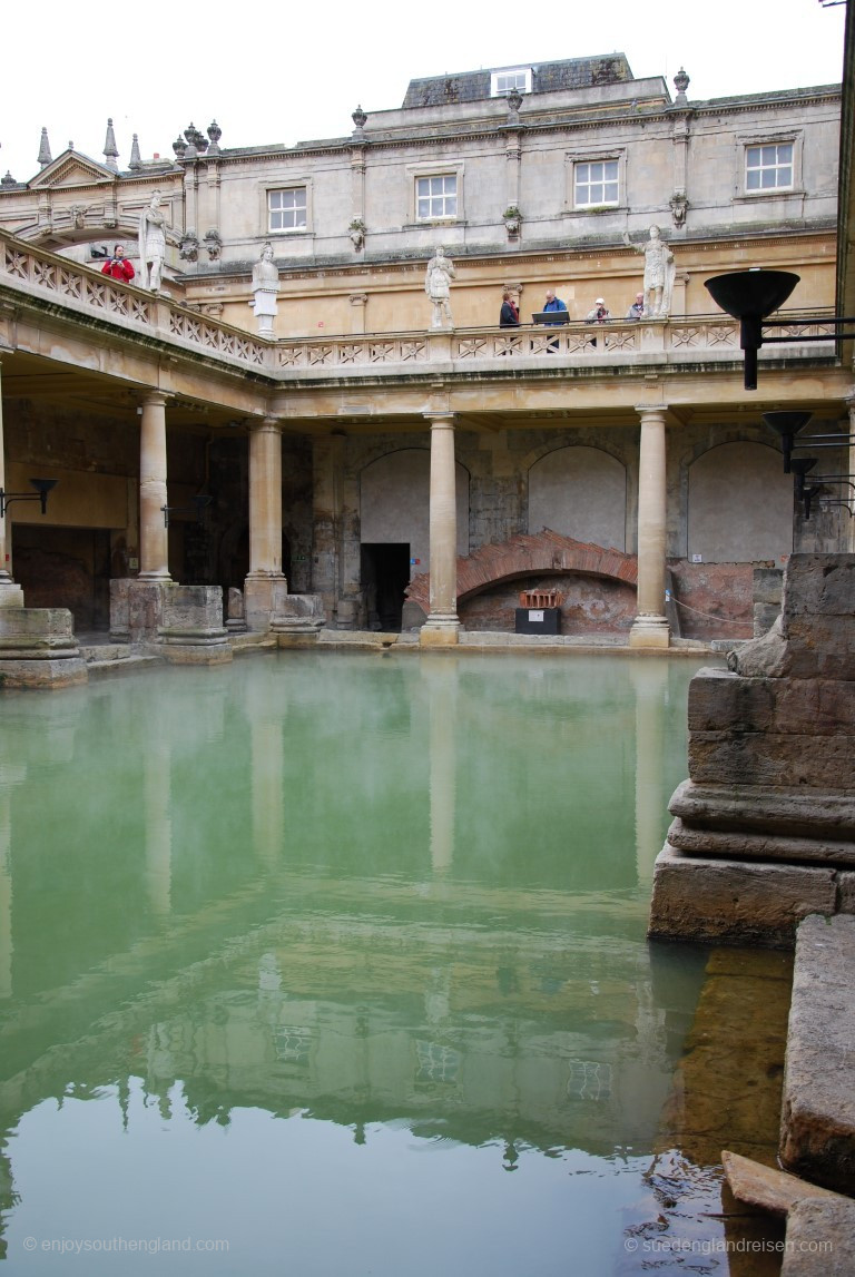 Roman Baths in Bath (Somerset) - From Kent to Cornwall