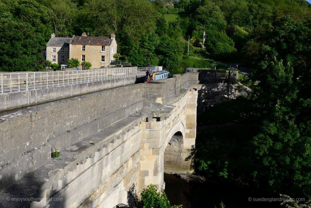 Der Avoncliff Aqueduct in Wilthire