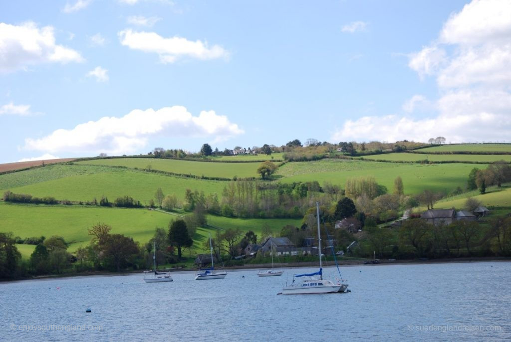 Landschaft am River Dart