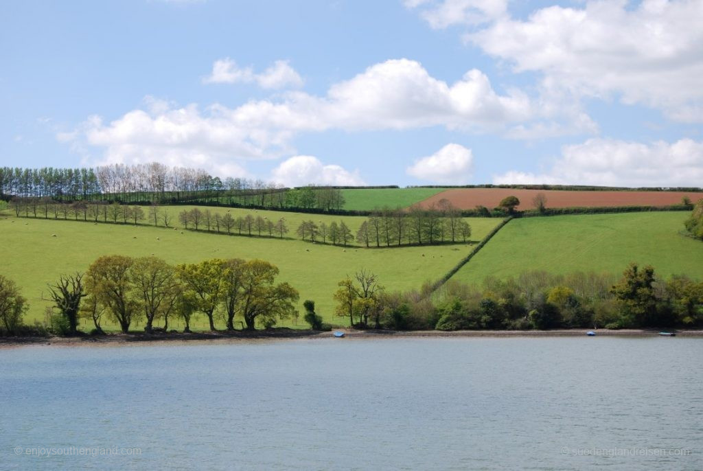 Landschaft am River Dart