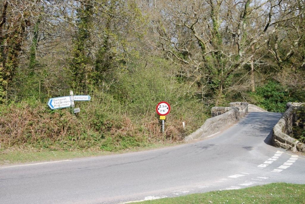 Die neue (!) Brücke über den River Dart im Dartmoor