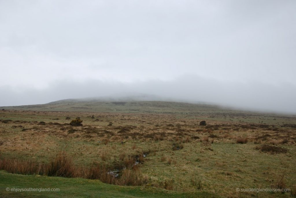 Ein nebliger Tag im Dartmoor beginnt