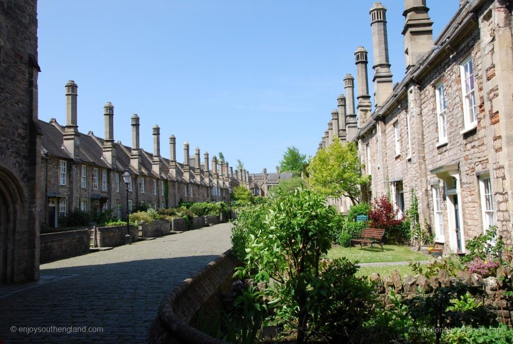 Vicars Close an der Wells Cathedral