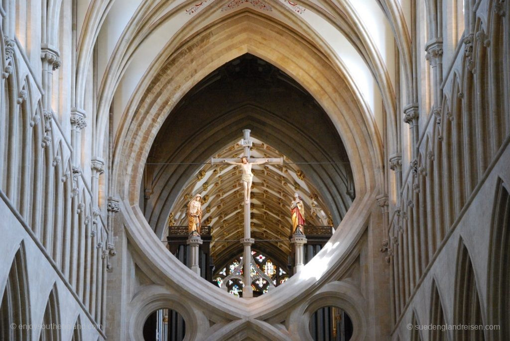 bauliche Details der wells Cathedral