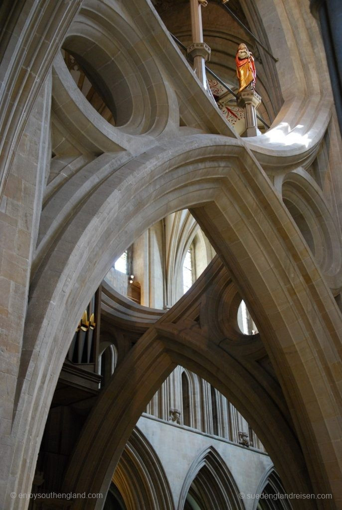 Detail in der Wells Cathedral