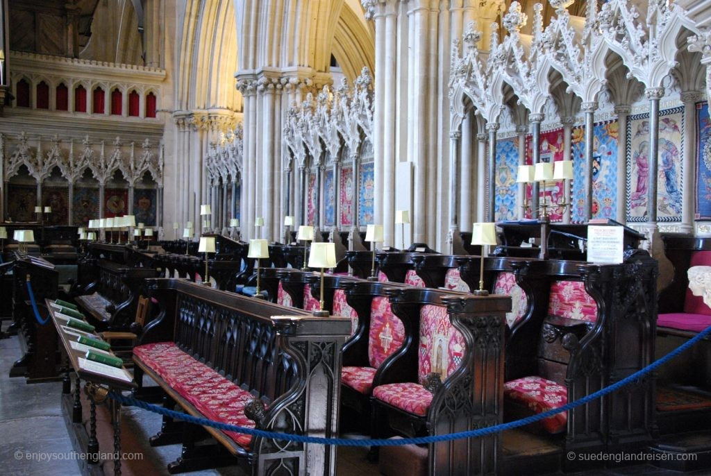 Chor in der Wells Cathedral