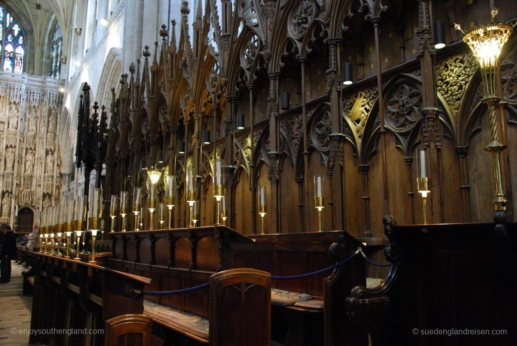 In der Winchester Cathedral (Winchester, Hampshire)
