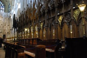In der Winchester Cathedral (Winchester, Hampshire)