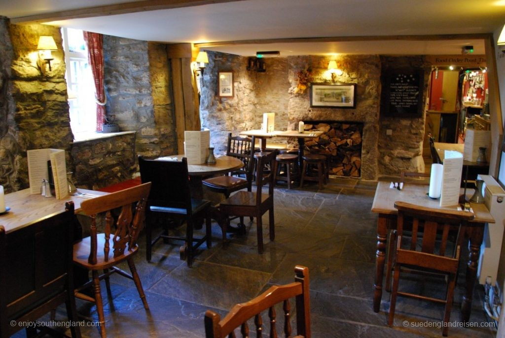 im alten Teil des OLD INN in Widecombe-in-the-Moor