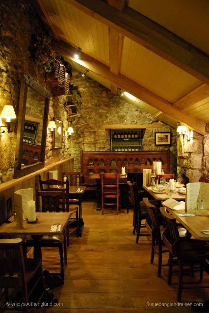 im alten Teil des OLD INN in Widecombe-in-the-Moor