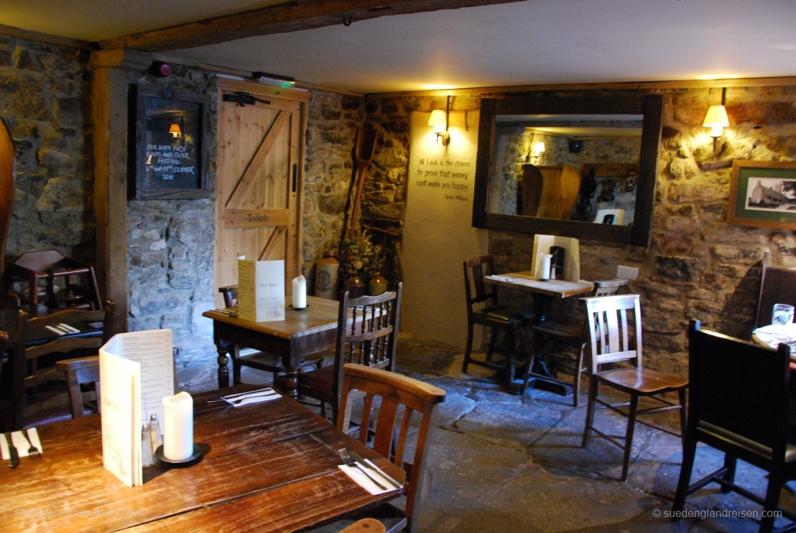 im alten Teil des OLD INN in Widecombe-in-the-Moor