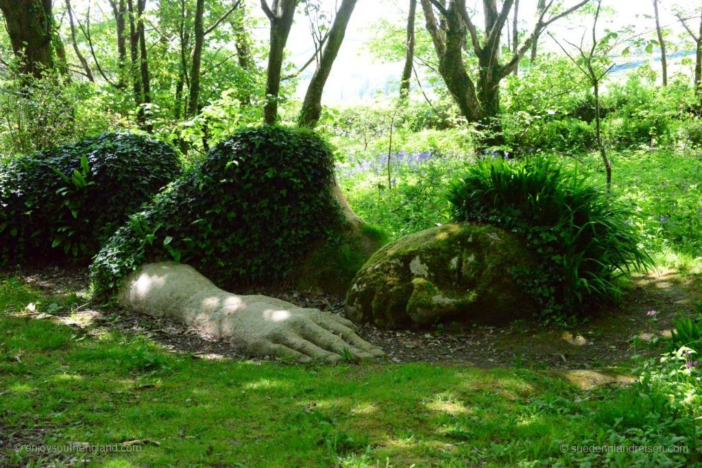 The Mud Maid is sleeping in the Lost Gardens of Heligan