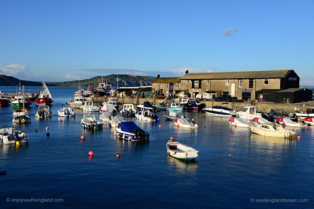 Lyme Regis, der Hafen