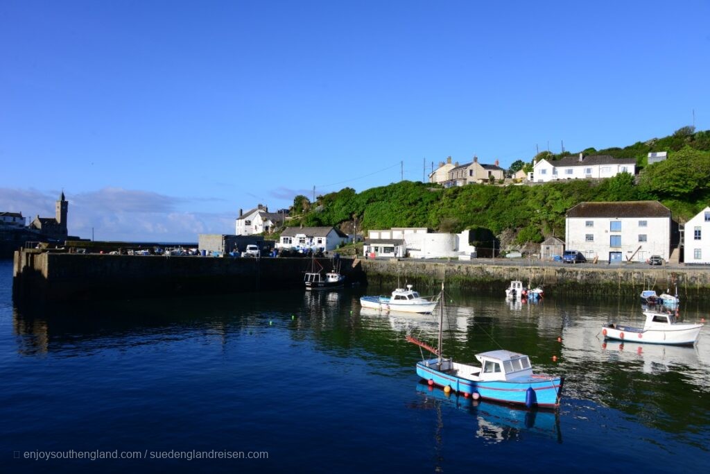 Am Hafen von Porthleven im schönsten Morgenlicht