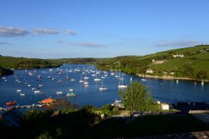 Blick auf das Kingsbridge Estuary von Salcombe aus