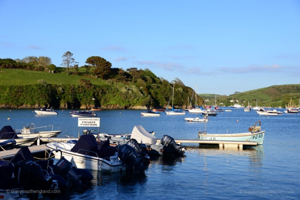 Am Hafen von Selcombe (Devon)